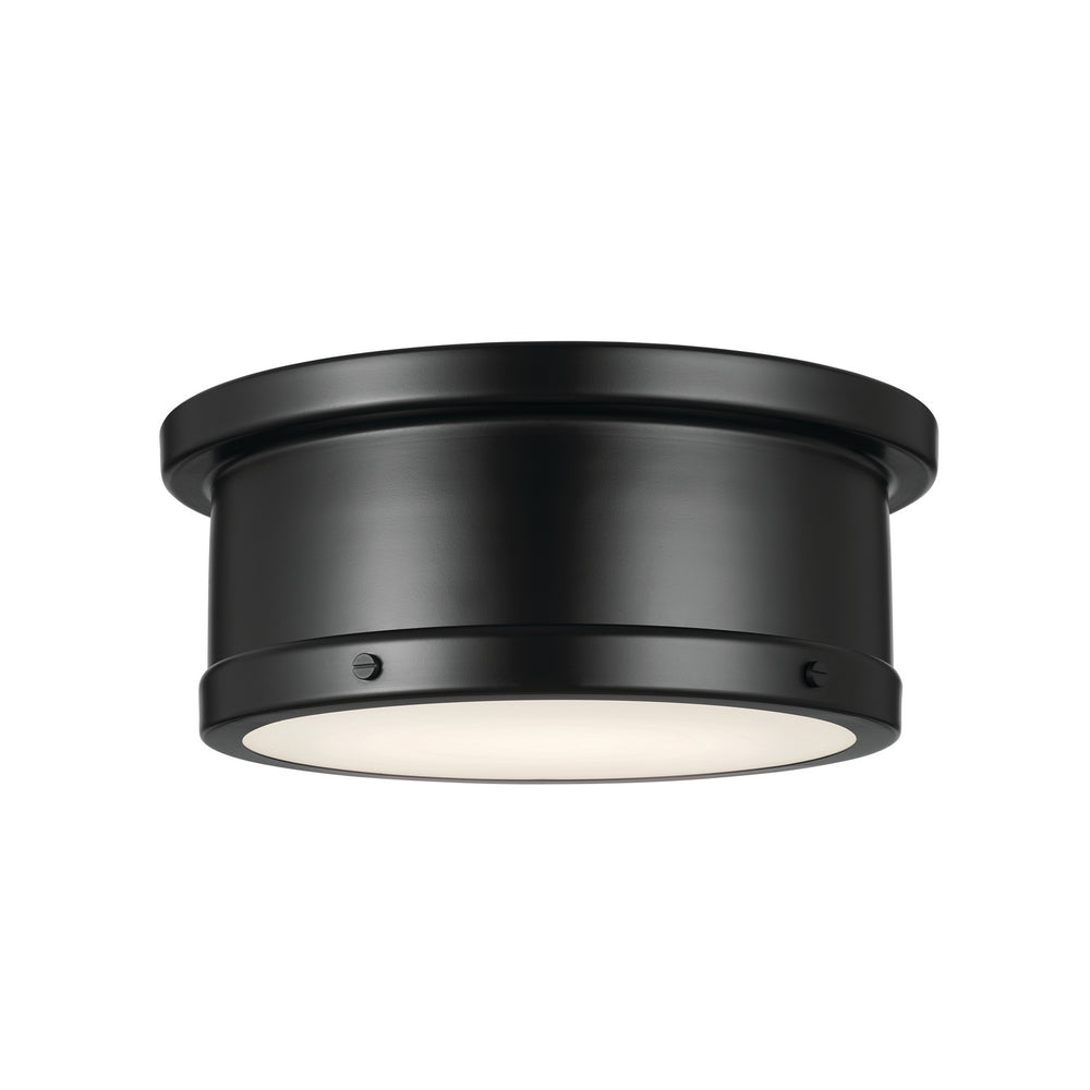 Kichler Canada - Two Light Flush Mount - Serca - Black- Union Lighting Luminaires Decor