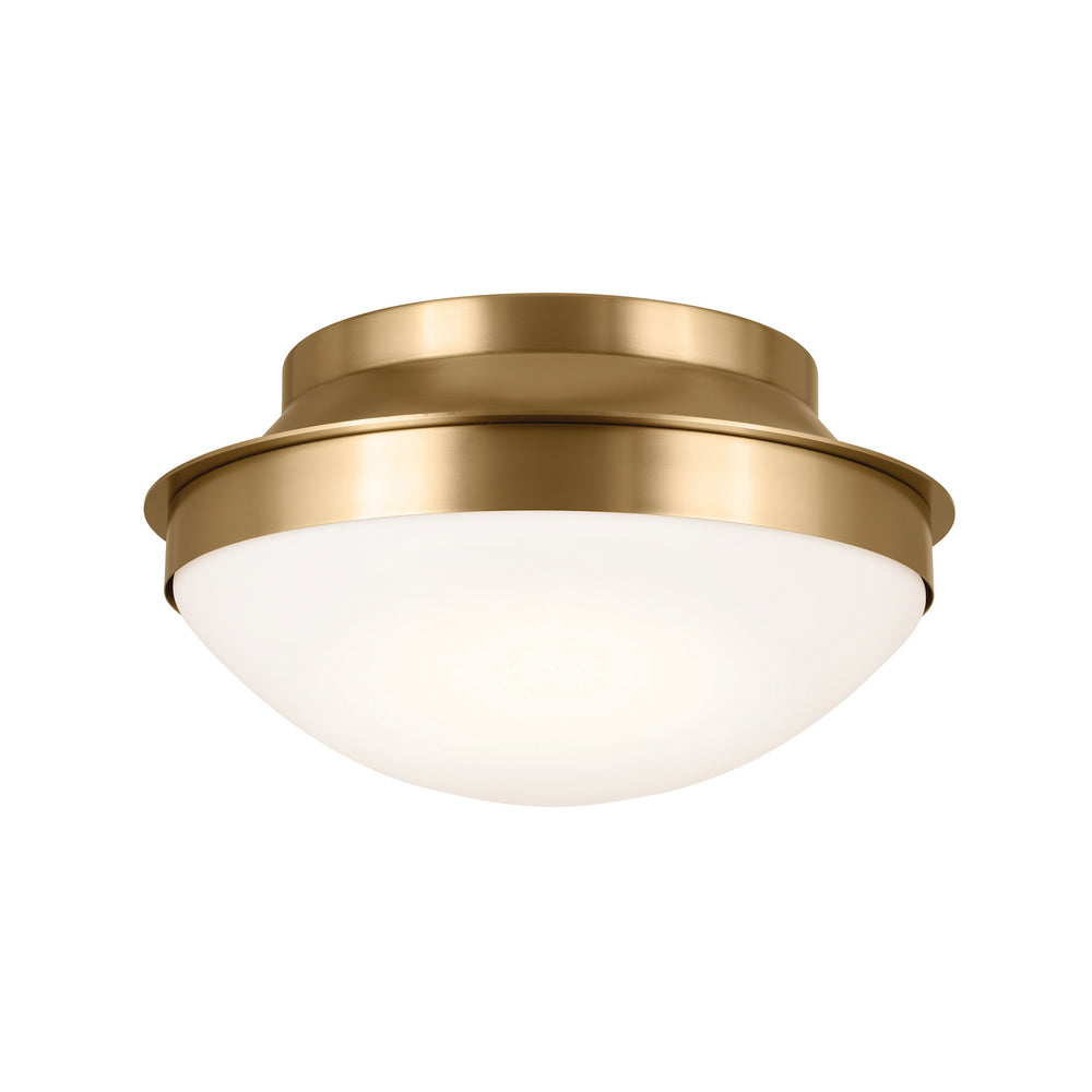 Kichler Canada - Two Light Flush Mount - Bretta - Brushed Natural Brass- Union Lighting Luminaires Decor