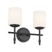 Kichler Canada - Two Light Bath - Ali - Black- Union Lighting Luminaires Decor
