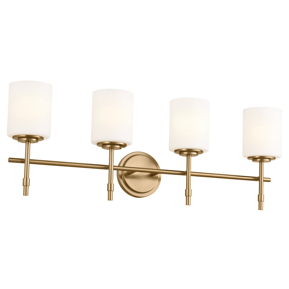 Kichler Canada - Four Light Bath - Ali - Brushed Natural Brass- Union Lighting Luminaires Decor
