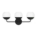 Visual Comfort Studio Canada - Three Light Bath Vanity - Alvin - Midnight Black- Union Lighting Luminaires Decor