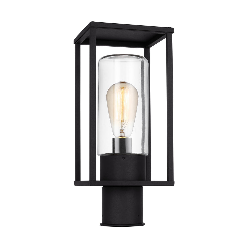 Visual Comfort Studio Canada - One Light Outdoor Post Lantern - Vado - Black- Union Lighting Luminaires Decor
