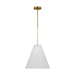 Visual Comfort Studio Canada - One Light Pendant - Remy - Burnished Brass- Union Lighting Luminaires Decor
