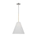 Visual Comfort Studio Canada - One Light Pendant - Remy - Polished Nickel- Union Lighting Luminaires Decor