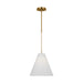 Visual Comfort Studio Canada - One Light Pendant - Remy - Burnished Brass- Union Lighting Luminaires Decor