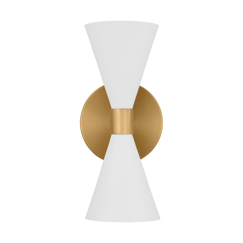 Visual Comfort Studio Canada - Two Light Bath Fixture - Albertine - Matte White- Union Lighting Luminaires Decor