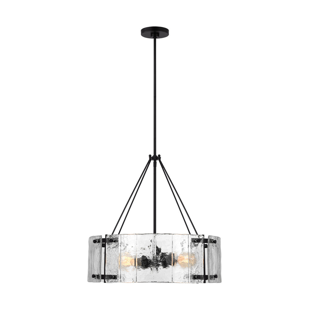 Visual Comfort Studio Canada - Four Light Chandelier - Calvert - Aged Iron- Union Lighting Luminaires Decor