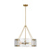 Visual Comfort Studio Canada - Four Light Chandelier - Calvert - Burnished Brass- Union Lighting Luminaires Decor