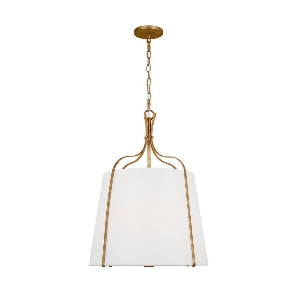 Visual Comfort Studio Canada - Three Light Pendant - Leander - Antique Gild- Union Lighting Luminaires Decor
