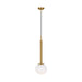 Visual Comfort Studio Canada - One Light Pendant - Nodes - Burnished Brass- Union Lighting Luminaires Decor