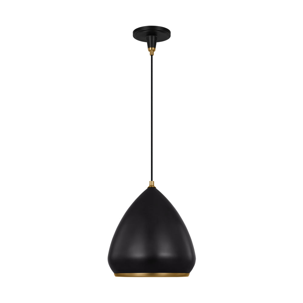 Visual Comfort Studio Canada - One Light Pendant - Clasica - Aged Iron- Union Lighting Luminaires Decor