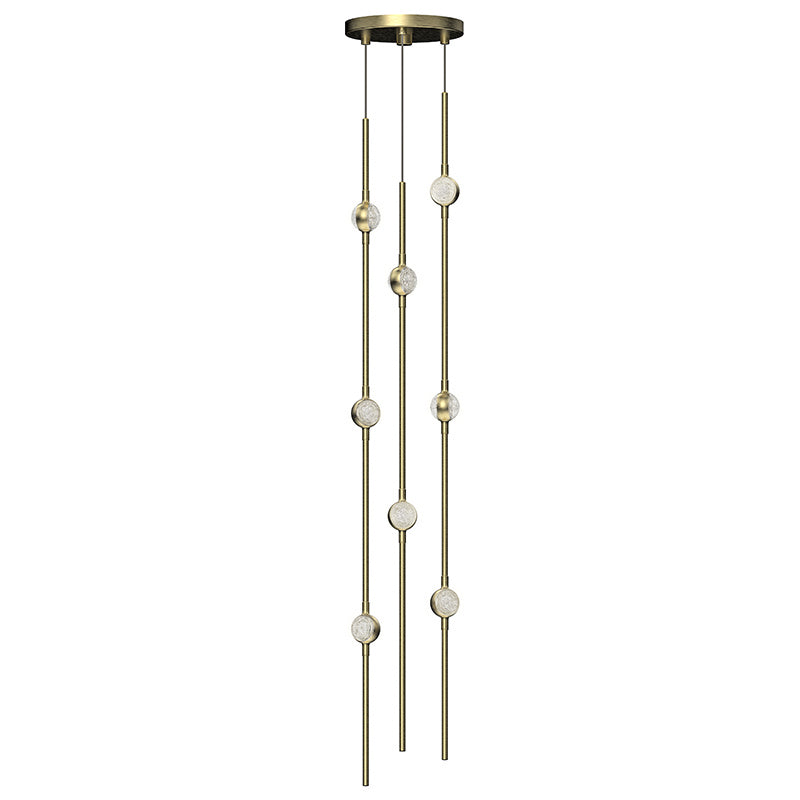 Sonneman Canada - LED Pendant - Constellation - Satin Brass- Union Lighting Luminaires Decor