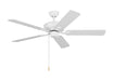 "Generation Lighting Canada - 52" Ceiling Fan - Linden - Matte White- Union Lighting Luminaires Decor"