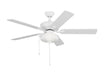 "Generation Lighting Canada. - 52"Ceiling Fan - Linden - Matte White- Union Lighting Luminaires Decor"