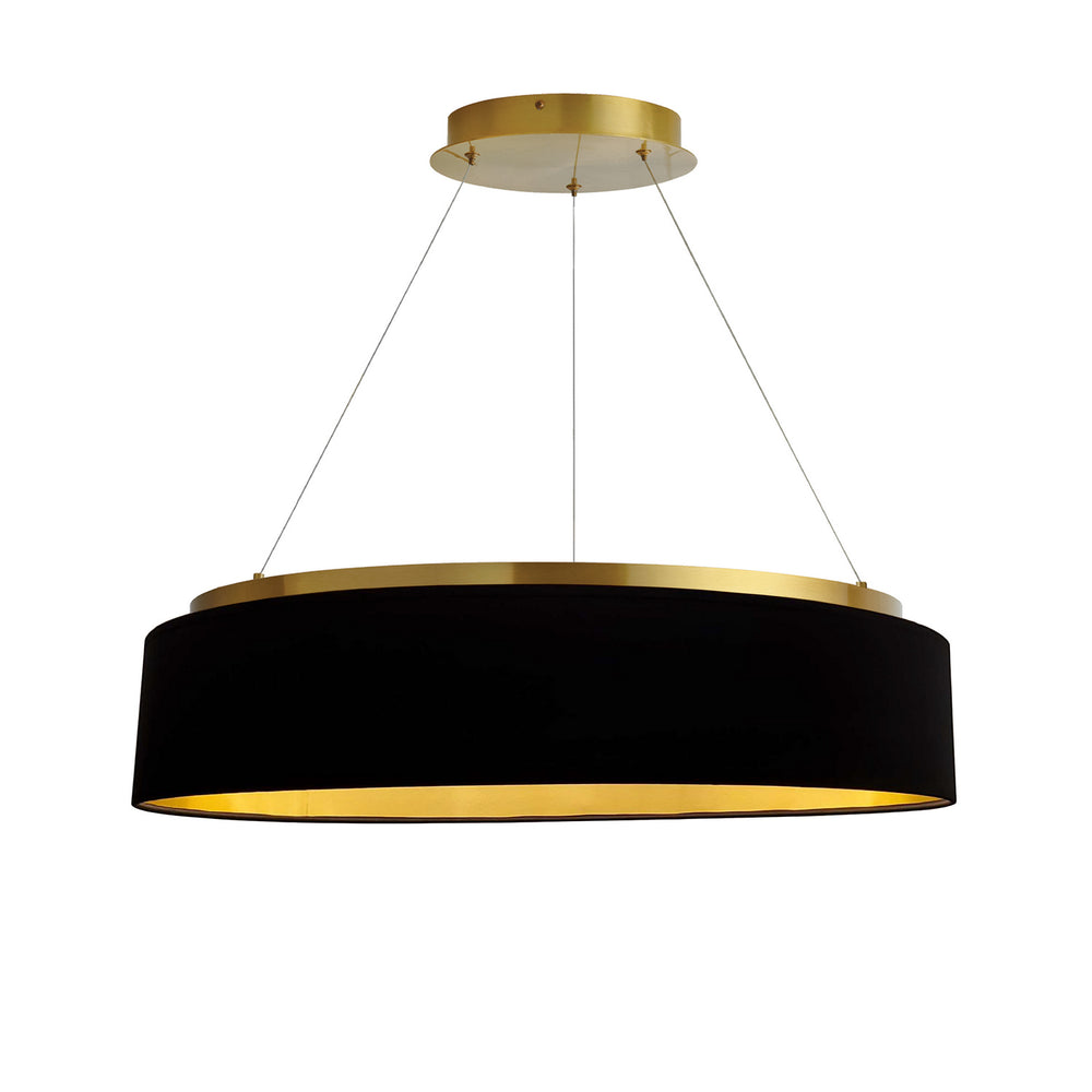 Dainolite Canada - LED Chandelier - Circulo - Black- Union Lighting Luminaires Decor
