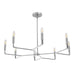 Dainolite Canada - Eight Light Chandelier - Colette - Polished Chrome- Union Lighting Luminaires Decor