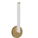 Dainolite Canada - LED Wall Sconce - Corvette - Aged Brass- Union Lighting Luminaires Decor
