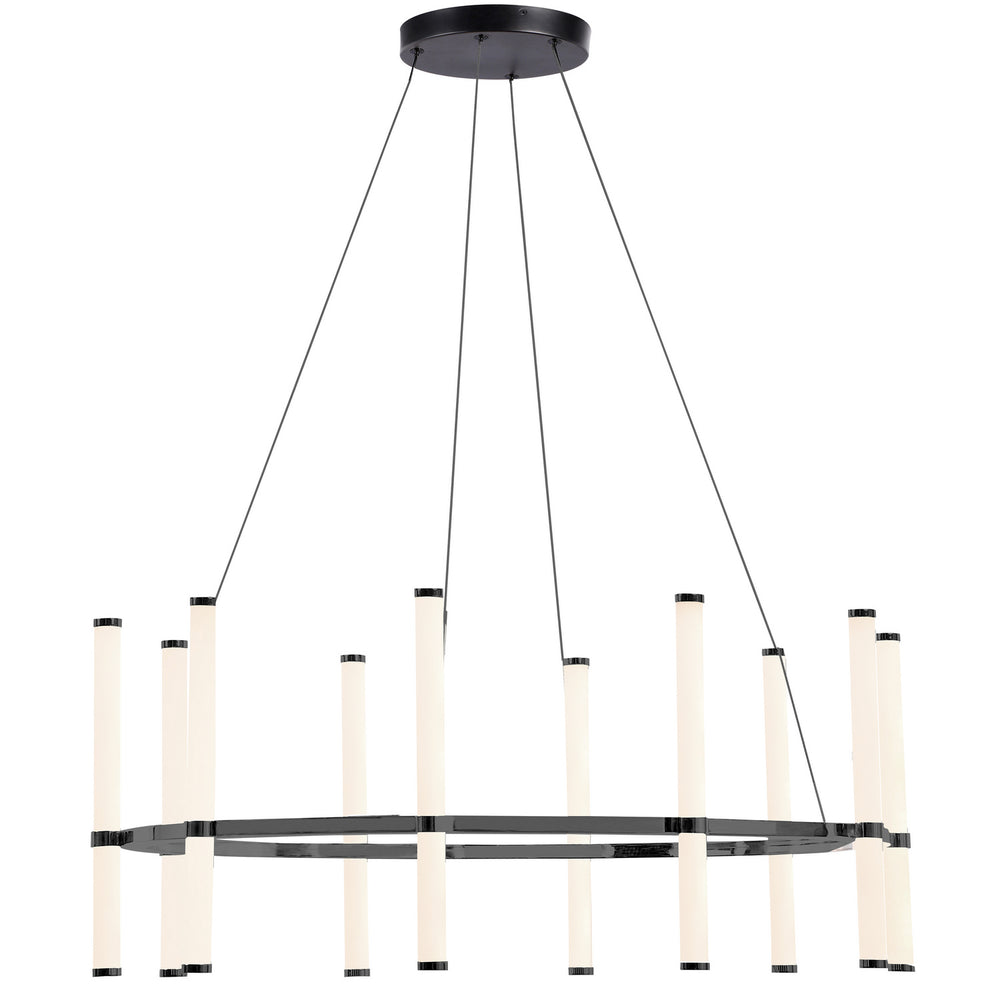 Dainolite Canada - LED Chandelier - Corvette - Black- Union Lighting Luminaires Decor