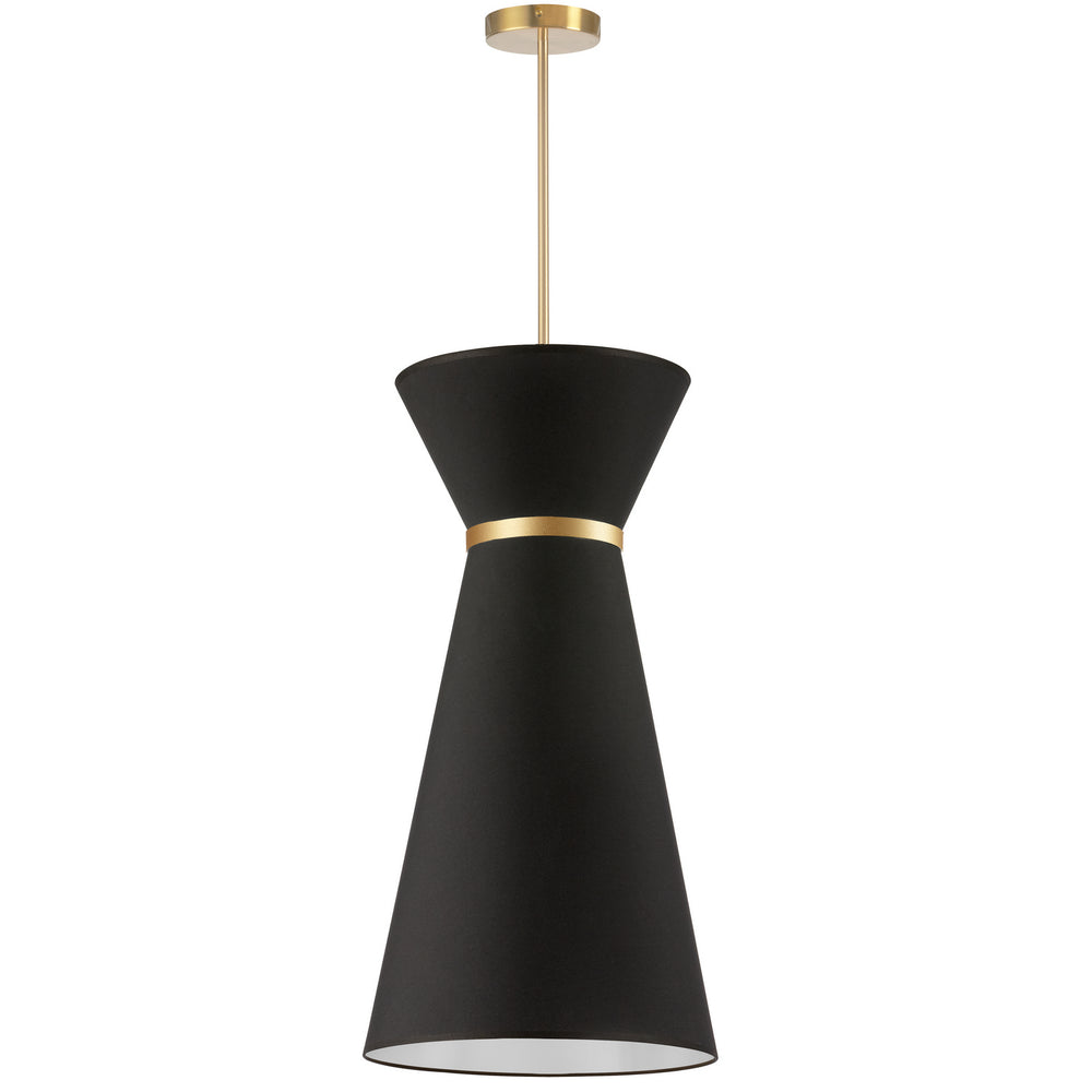 Dainolite Canada - One Light Pendant - Caterine - Black- Union Lighting Luminaires Decor