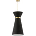 Dainolite Canada - One Light Pendant - Caterine - Black- Union Lighting Luminaires Decor