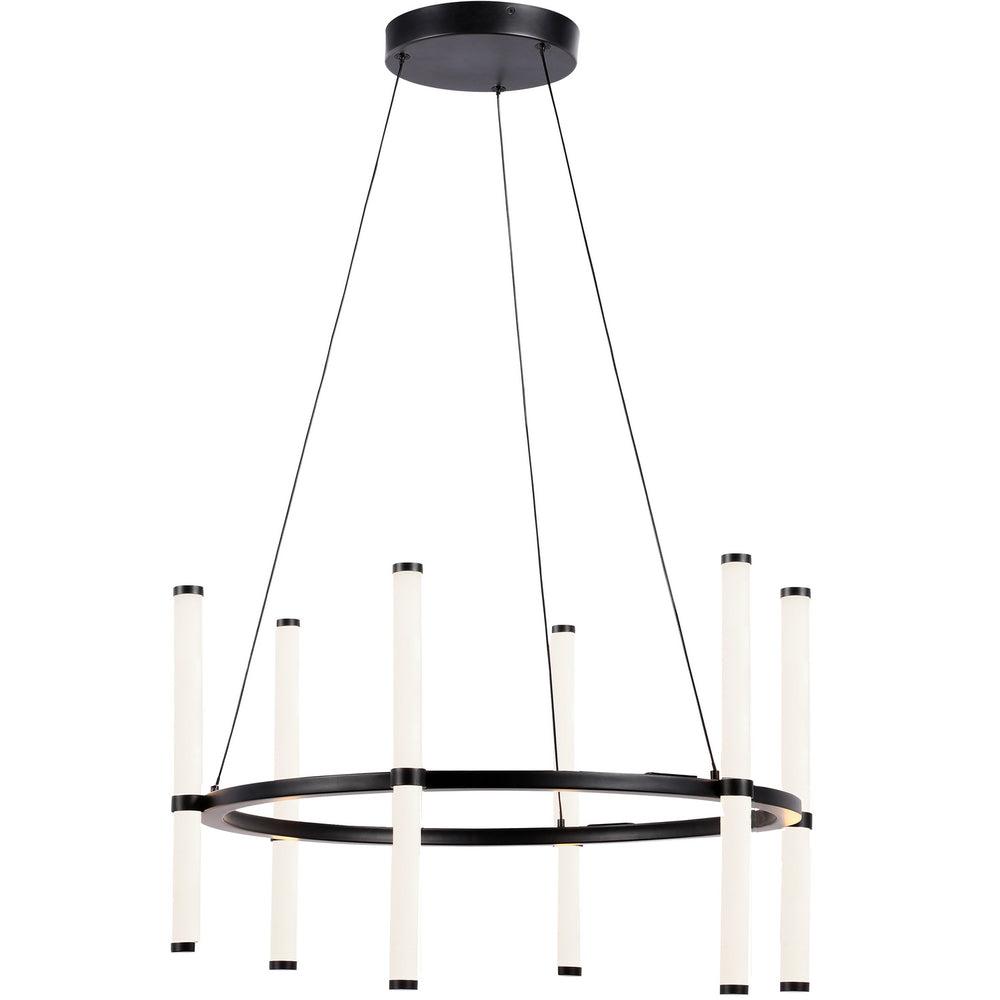 Dainolite Canada - LED Chandelier - Corvette - Black- Union Lighting Luminaires Decor