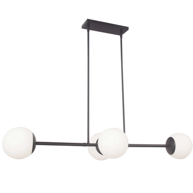 Dainolite Canada - Four Light Pendant - Dayana - Matte Black- Union Lighting Luminaires Decor