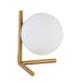 Dainolite Canada - One Light Table Lamp - Folgar - Aged Brass- Union Lighting Luminaires Decor