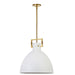 Dainolite Canada - One Light Pendant - Liberty - Matte White- Union Lighting Luminaires Decor