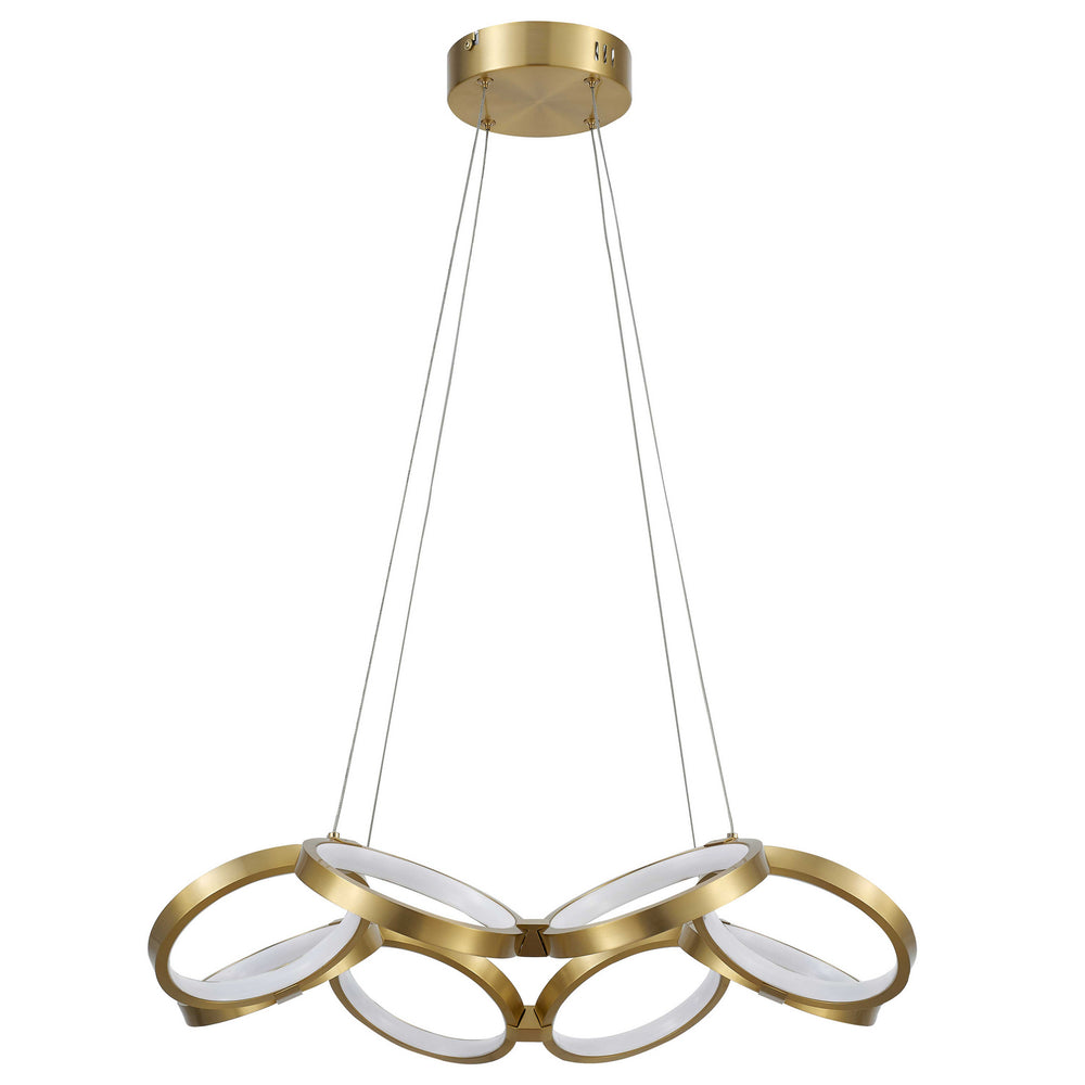 Dainolite Canada - LED Chandelier - Philo - Aged Brass- Union Lighting Luminaires Decor