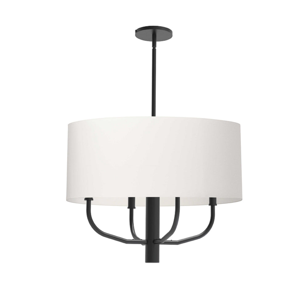 Dainolite Canada - Four Light Chandelier - Eleanor - White- Union Lighting Luminaires Decor