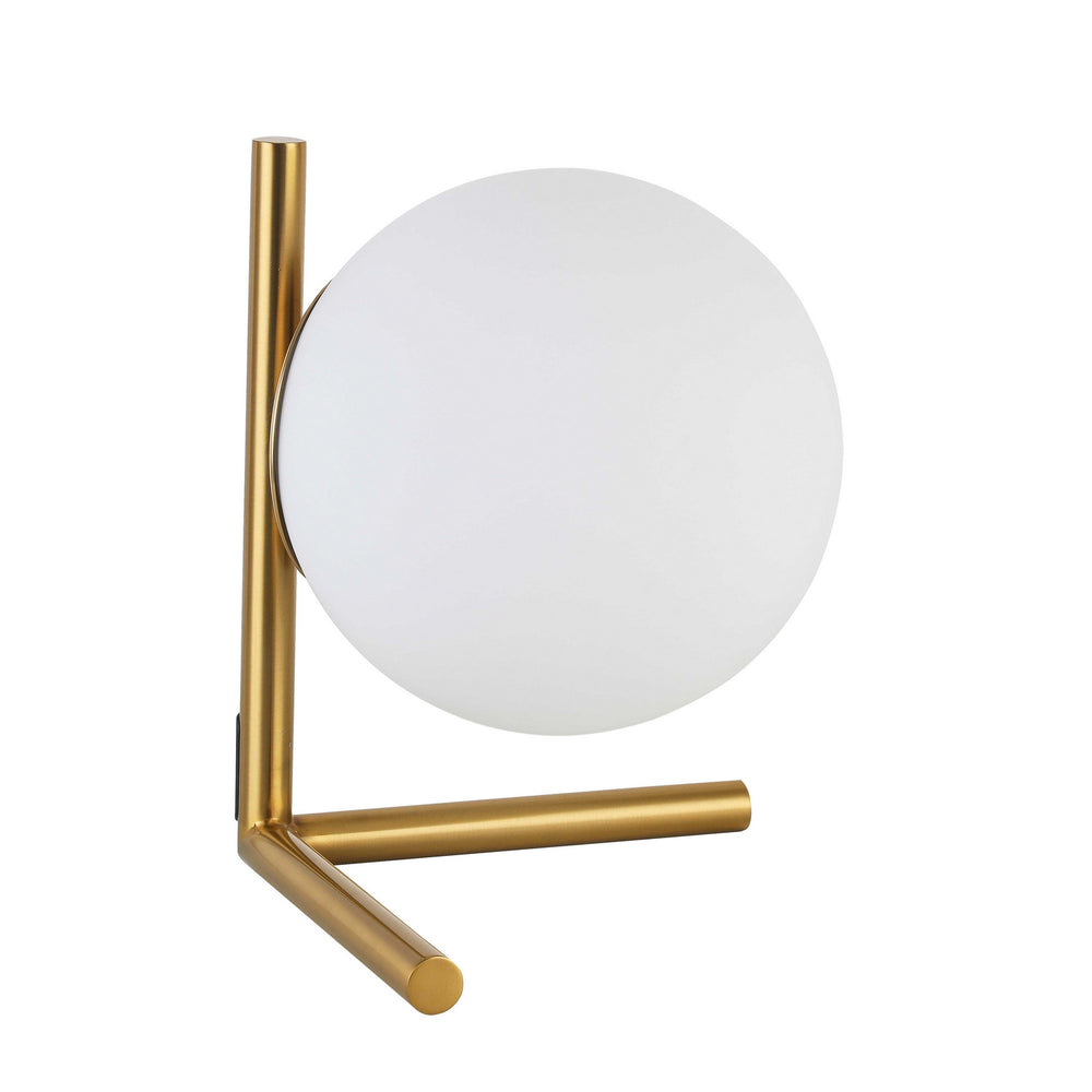 Dainolite Canada - One Light Table Lamp - Folgar - Aged Brass- Union Lighting Luminaires Decor