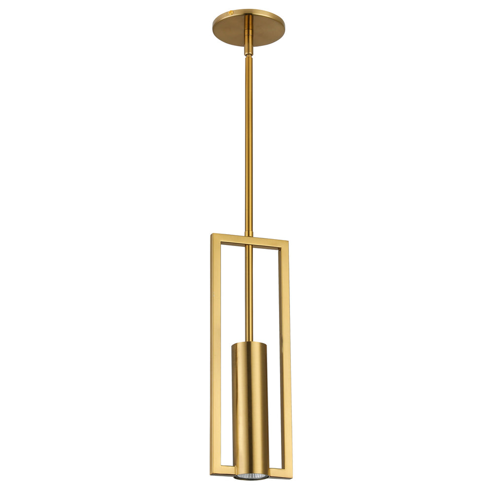 Dainolite Canada - One Light Pendant - Pauline - Aged Brass- Union Lighting Luminaires Decor