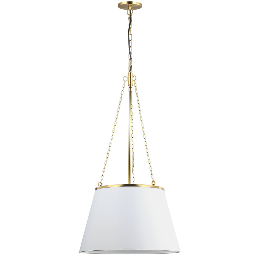 Dainolite Canada - One Light Pendant - Plymouth - White- Union Lighting Luminaires Decor