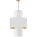 Dainolite Canada - Four Light Pendant - Patrona - White- Union Lighting Luminaires Decor