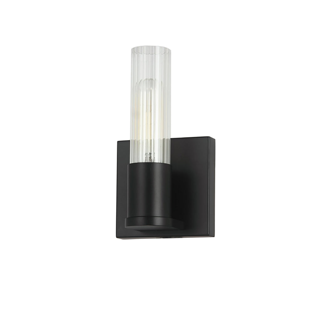 Dainolite Canada - One Light Wall Sconce - Tube - Matte Black- Union Lighting Luminaires Decor
