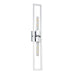 Dainolite Canada - Two Light Wall Sconce - Wisteria - Polished Chrome- Union Lighting Luminaires Decor