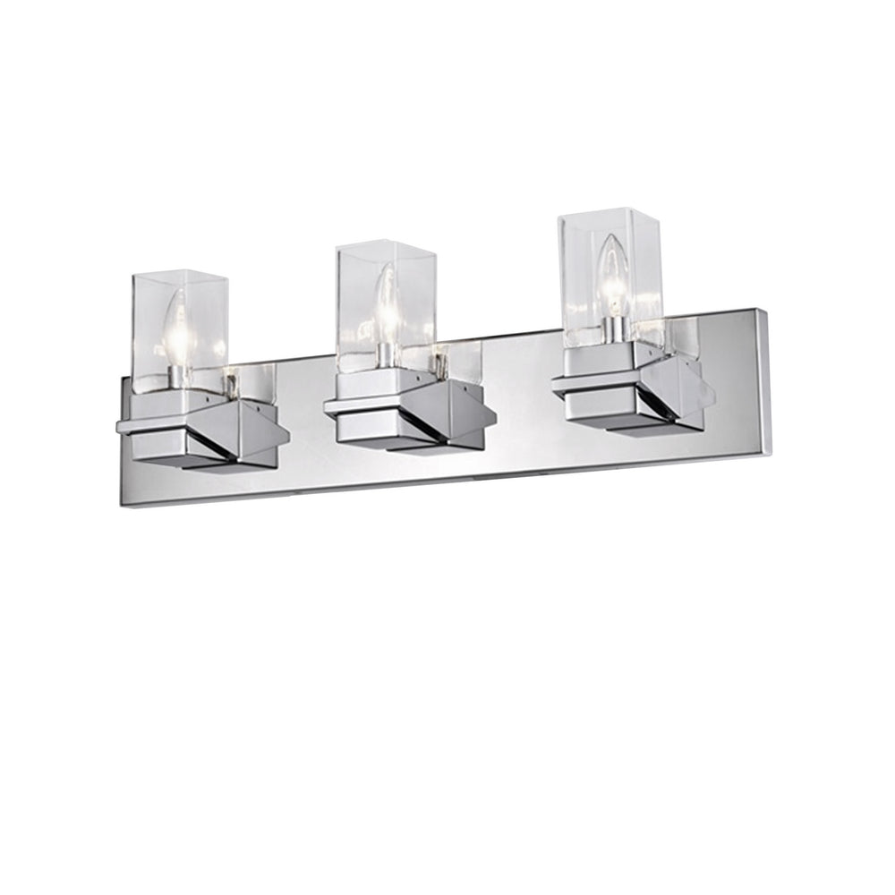 Dainolite Canada - Three Light Vanity - Veronica - Polished Chrome- Union Lighting Luminaires Decor