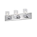 Dainolite Canada - Three Light Vanity - Veronica - Polished Chrome- Union Lighting Luminaires Decor