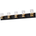Dainolite Canada - Five Light Vanity - Veronica - Matte Black- Union Lighting Luminaires Decor