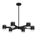 Dainolite Canada - LED Chandelier - Wilson - Matte Black- Union Lighting Luminaires Decor