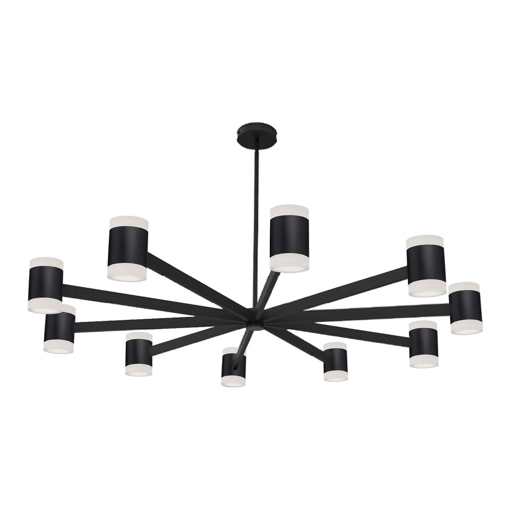 Dainolite Canada - LED Chandelier - Wilson - Matte Black- Union Lighting Luminaires Decor