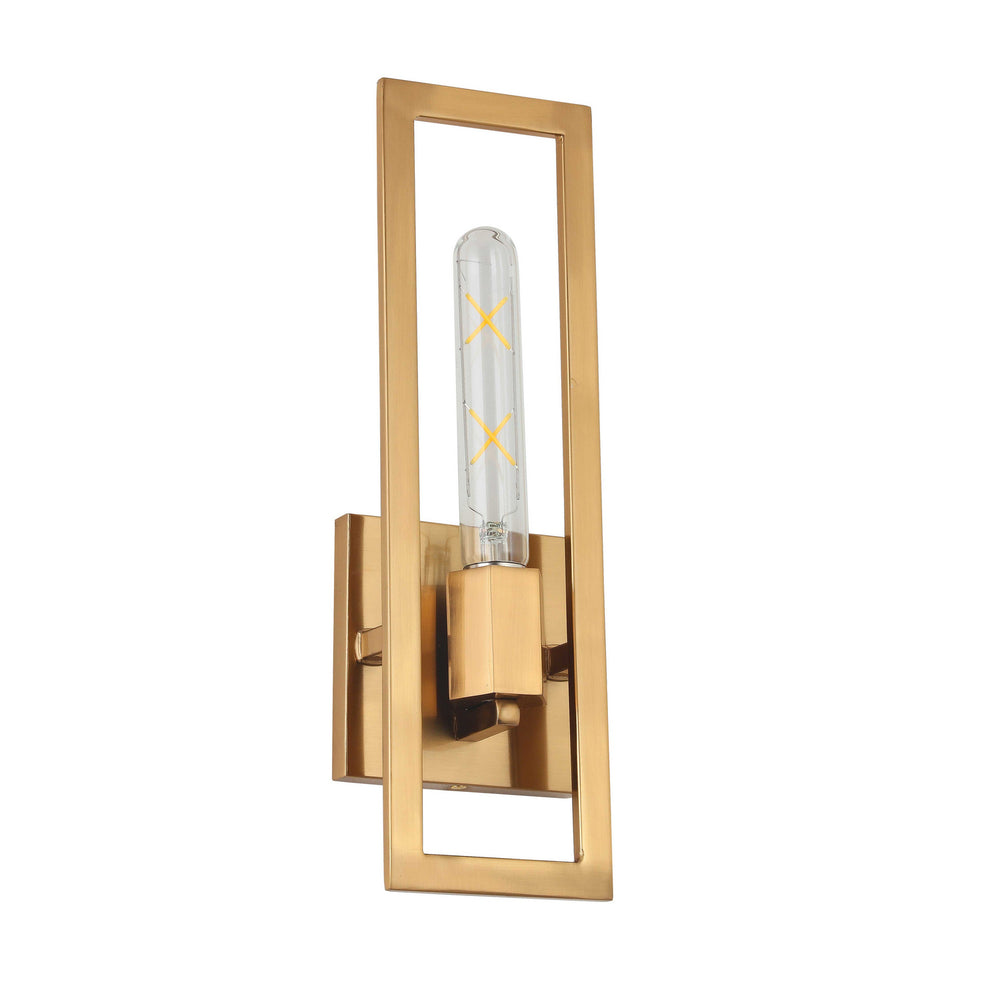 Dainolite Canada - One Light Wall Sconce - Wisteria - Aged Brass- Union Lighting Luminaires Decor