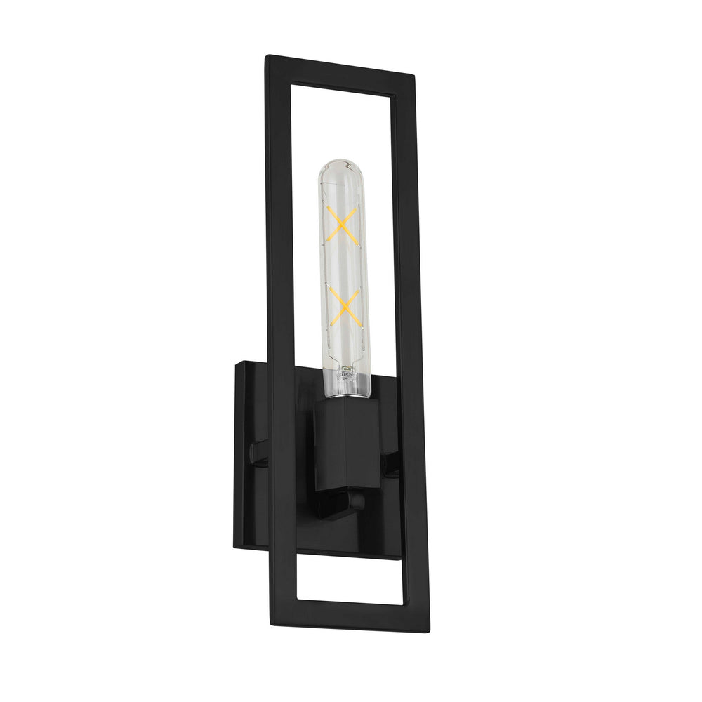 Dainolite Canada - One Light Wall Sconce - Wisteria - Matte Black- Union Lighting Luminaires Decor