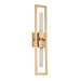 Dainolite Canada - Two Light Wall Sconce - Wisteria - Aged Brass- Union Lighting Luminaires Decor