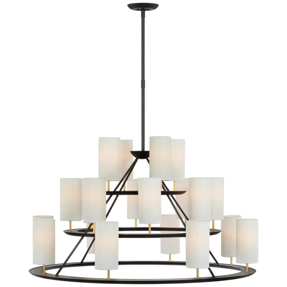 Visual Comfort Signature Canada - LED Chandelier - Trevi - Matte Black and Gild- Union Lighting Luminaires Decor