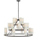 Visual Comfort Signature Canada - LED Chandelier - Trevi - Matte Black and Gild- Union Lighting Luminaires Decor