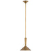 Visual Comfort Signature Canada - LED Pendant - Rosetta - Hand-Rubbed Antique Brass- Union Lighting Luminaires Decor