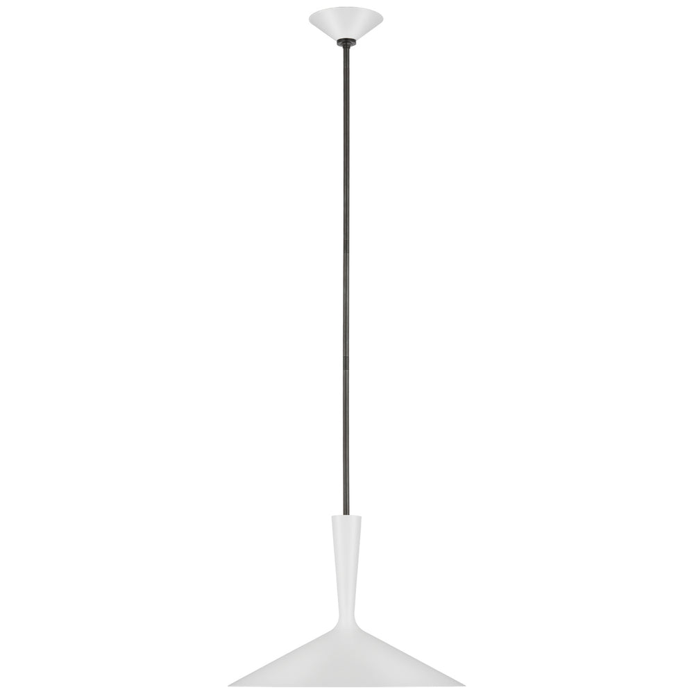 Visual Comfort Signature Canada - LED Pendant - Rosetta - Matte White and Bronze- Union Lighting Luminaires Decor