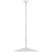 Visual Comfort Signature Canada - LED Pendant - Rosetta - Matte White and Polished Nickel- Union Lighting Luminaires Decor
