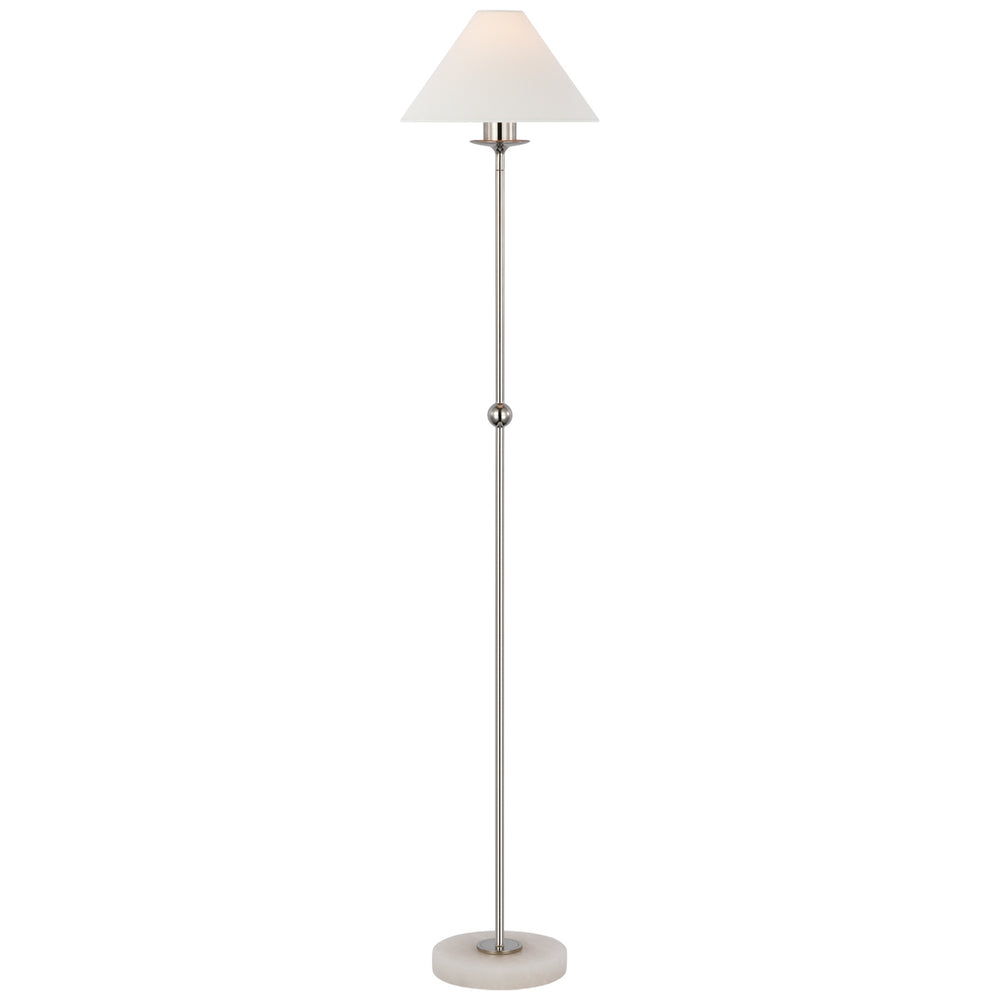 Visual Comfort Signature Canada - LED Floor Lamp - Caspian - Polished Nickel and Alabaster- Union Lighting Luminaires Decor